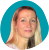 Alex Pickard, Hakkasan's Marketing & PR Manager (UK) on Giftpro's turquoise background