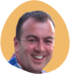 Mike Lashmar, Hilton Ageas Bowl's Financial Director - Headshot on Giftpro's citrus yellow background