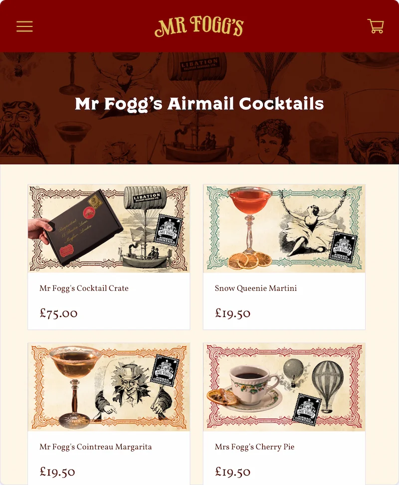 Mr Fogg's screenshot