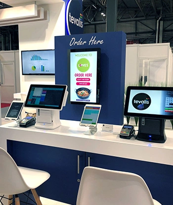 Tevalis show stand